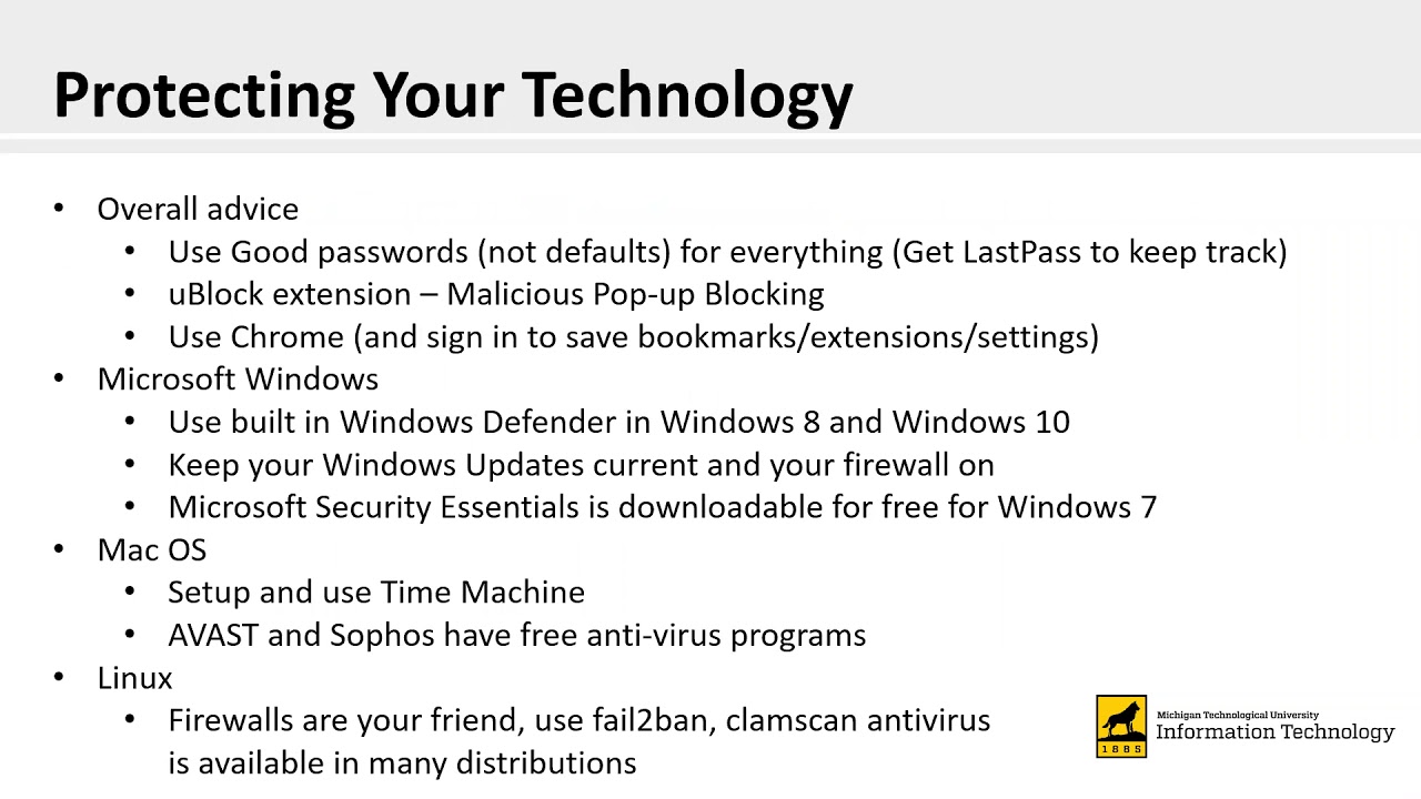 Preview image for Technology at Tech video