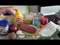 Cold Salad with Hotdog - How to make your own cold salad.