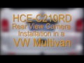 Alpine Rear View Camera HCE-C210RD installation in a VW Multivan