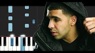 Drake - In My Feelings (Medium Piano Tutorial)