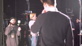 Barbara Palvin , Francisco Lachowski & Greenman Behind The Scenes Loreal 2013 Hairstyle