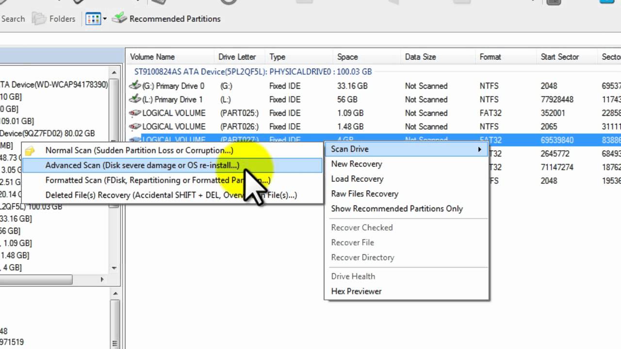 Data doctor recovery fat and ntfs