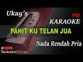 UKAY'S - PAHIT KU TELAN JUA ( NADA RENDAH PRIA ) || KARAOKE