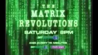 The Matrix Revolutions Sky Movies Advert 2005