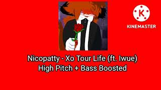 Nicopatty - Xo Tour Life Ft. Iwue High Pitch B Boosted