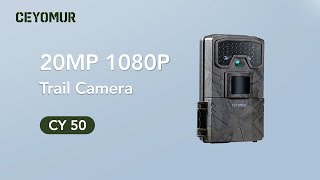 Introduction For Ceyomur 20Mp 1080P Trail Camera Cy5