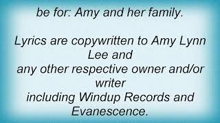 Watch Amy Lee You Aka TheSongthatmustnotbenamed video
