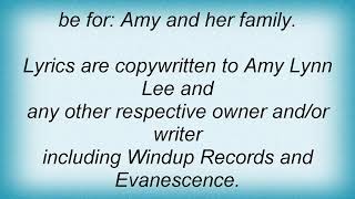 Watch Amy Lee You Aka TheSongthatmustnotbenamed video