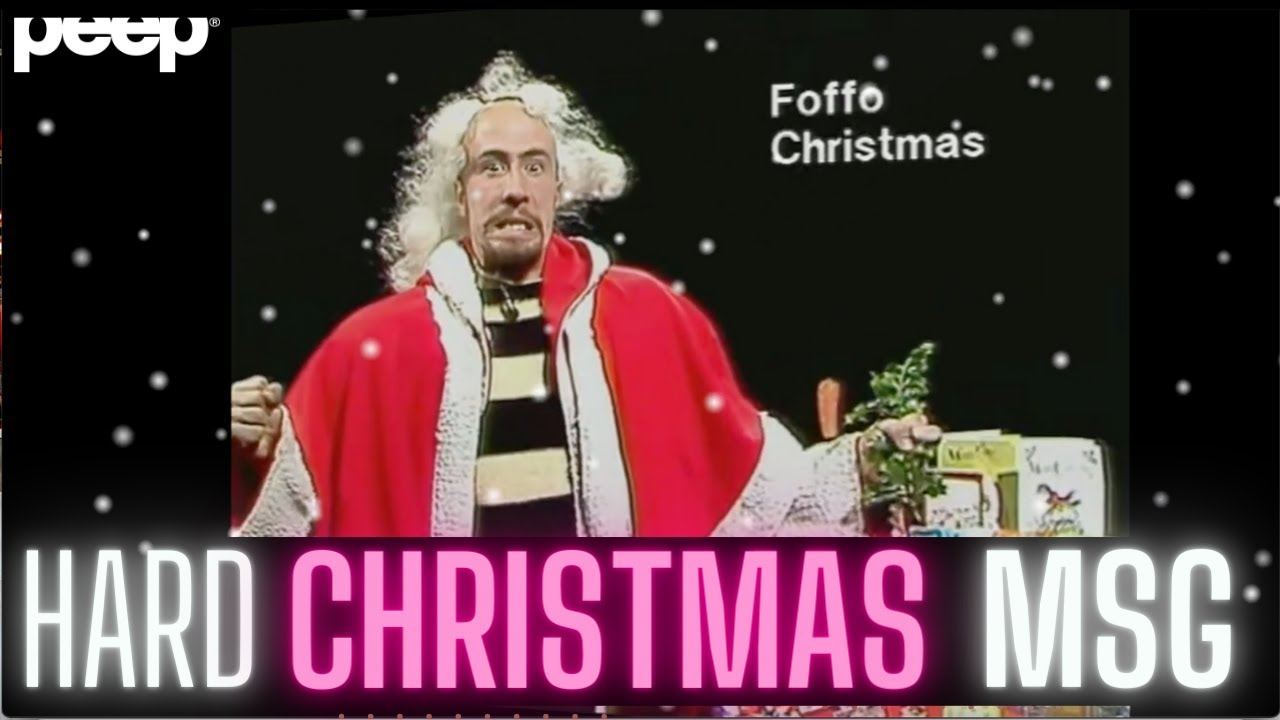 peep® ALTERNATIVE CHRISTMAS MESSAGE from 'THE HARD' 'FELT NOWT' NEWCASTLE'S HARDEST BLOKE ( rare )
