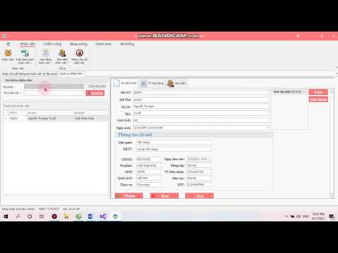Đồ án - Phần mềm quản lý nhân sự C# sql