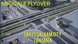 Ping Mfugale Flyover With Daladala In Dar Es Salaam Tanzania 2021