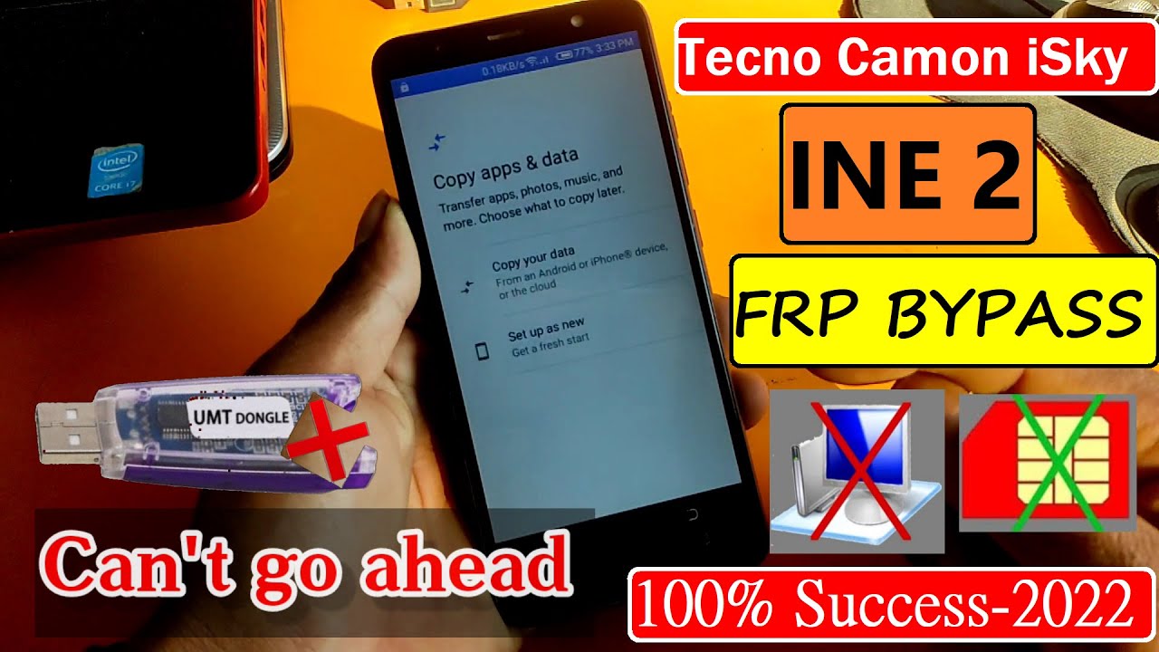 Tecno CAMON iSky IN2 FRP Bypass 2022 Without PC Techno Tecno CAMON iSky IN2 FRP Bypass 2022 Without PC Techno
