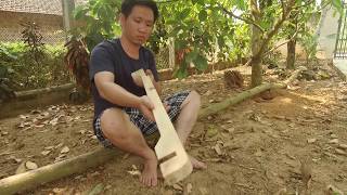 Bamboo Crossbow Making By Farmers Arbalest Bamboo Tools