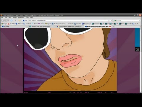 How To Make A Custom Music Myspace Layout