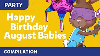 Happy Birthday August Babies Canción De Pleaños Celebrate Con Canticos English & Spanish