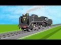 汽車　steam locomotive  D51 runs