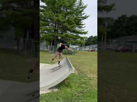 Silas quarter pipe FRONTFLIP FLYOUT