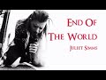 Juliet Simms End Of The World (Instrumental w/ background vocals)