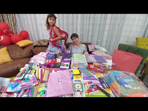 OKULA DÖNÜŞ KIRTASİYE ALIŞVERİŞİMİZ ALDIKLARIMIZI İNCELİYORUZ.BİM ŞOK A-101 MİGROS CARREFOUR