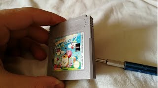 Inside Kirbys Dream Land 2 Cartridge Game Boy