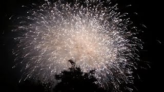 Fireworks in Viet Nam Reunification Day 30-04-2015