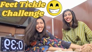 Feet Tickle Challenge Shehzeen Ro Pri Andy Bechna Pr Gye