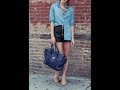 como combinar bluza denim o vaquera