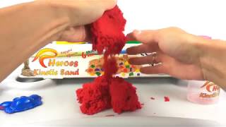 Кинетический песок от Бер Мишек. Learn Colors Kinetic Sand Play for Kids with Bear Mishki