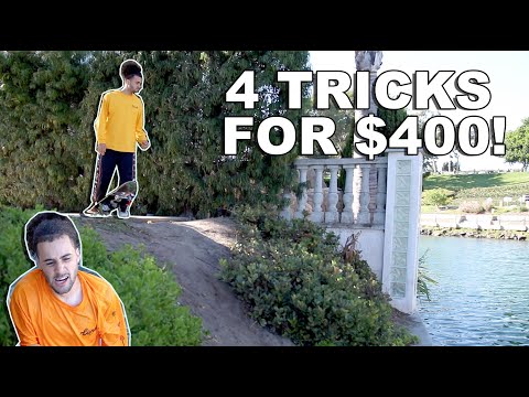Skateboarding a Big Lake Drop For $400