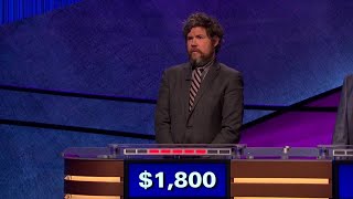 Austin Rogers Fourth Day On Jeopardy