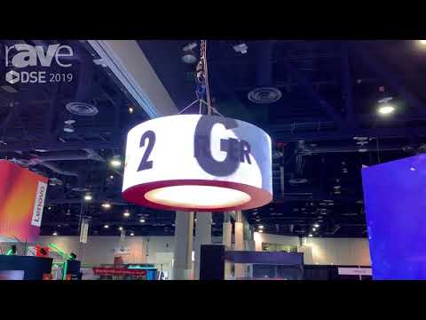 DSE 2019: Nummax Demos Its LED Ringlamp, a Circular LED Display in a Lamp Form Factor