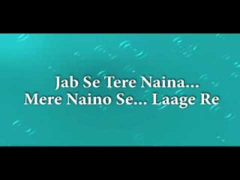 Jab se Tere Naina Karaoke.flv