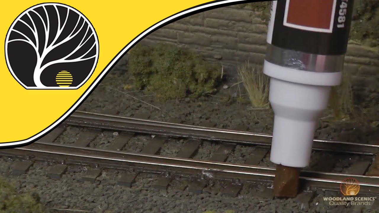 Track Painters - Model Railroad Track Weathering Tool | Woodland 