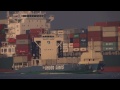 [船]MAYA まや Container ship コンテナ船 Arriving Osaka Port 2013-MAR