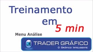 Treinamento em 5 min - Menu Análise - Trader Gráfico