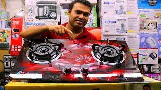 অটো গ্যাসের চুলা | Top Brand Gas Stove | Automatic Gas Stove | 2 burner glass top gas stove price