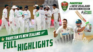 Pakistan vs New zealand 1st Test Day 5 Highlights 2022