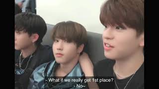 When Stray Kids first nominated 1st on music show.