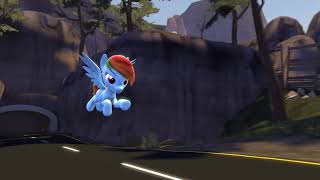 Rainbow Dash Flying