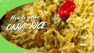 Okra Recipeokra Ochro Rice With Saltfish Trinidadtrini Okra And Rice
