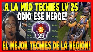 SMASH SE ENFRENTA AL MEJOR TECHIES DE LA REGION "LV 25" - Odio Jugar con Ese Héroe - DOTA 2