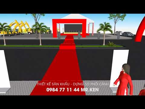 Thiết kế sân khấu - Dựng 3D phối cảnh tại Đà Nẵng * Xoo Event #Thiết kế Sân Khấu tại Đà Nẵng