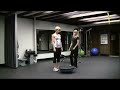 Bosu Squat on Black Side - Exercise Demonstration - Total Health Systems
