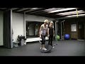 Bosu Squat on Black Side - Exercise Demonstration - Total Health Systems