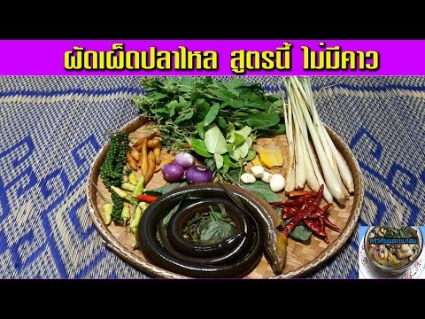ผัดเผ็ดปลาไหล สูตรนี้ ไม่มีคาว สไตล์ ครัวกับและแกล้ม
