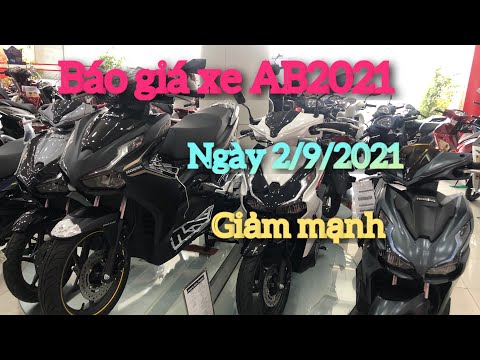 Bảng giá xe Honda Air Blade 2021 ( AB2021) ngày 2/9/2021 giá vẫn giảm nhiều