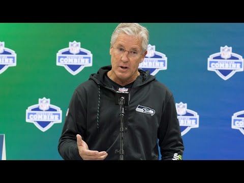 Seahawks Head Coach Pete Carroll Nfl Combine Press Conference Seahawks Head Coach Pete Carroll Nfl Combine Press Conference