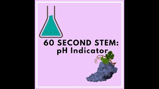 60 Second STEM: pH Indicator