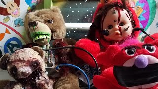Circuit-Bent Horror Doll Quartet Ooak