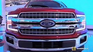 2018 ford f150 lariat exterior and interior walkaround debut at 2017 detroit auto show